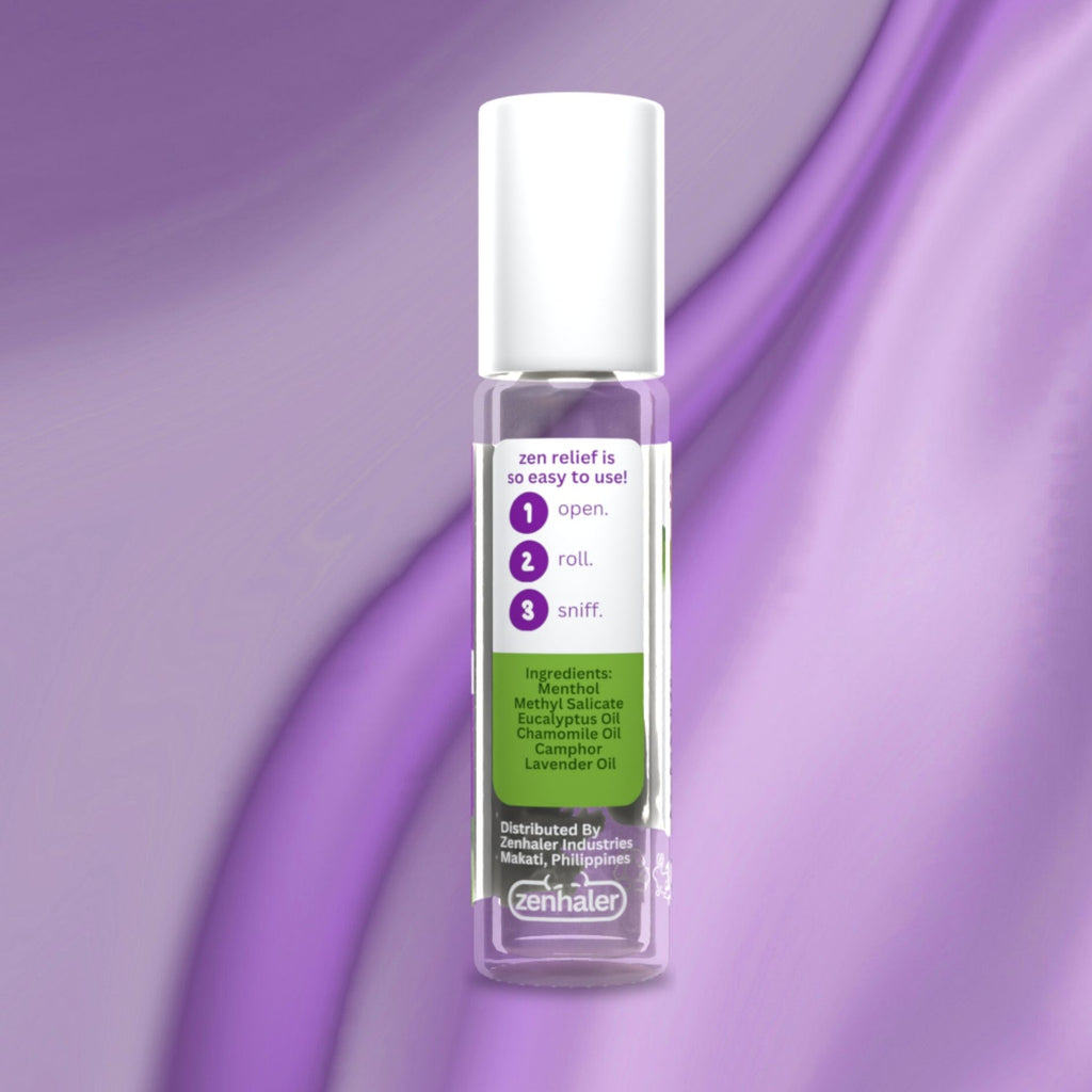 3pcs Zenhaler Lavender Sniffy Roll Set
